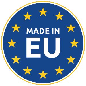 Il simbolo di prodotti fabbricati nell'Unione Europea.