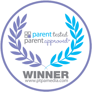 Il simbolo del vincitore nel concorso Parent Tested Parent Approved per l'aspiratore nasale elettrico Nosiboo Pro