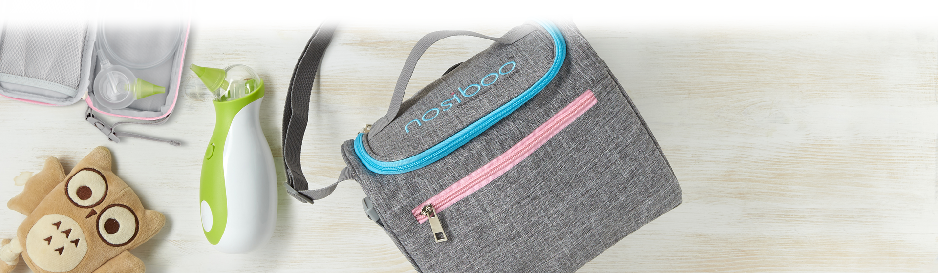 Scoprire di più sull'organizzatore per bambini e l'astuccio da toilette da Nosiboo
